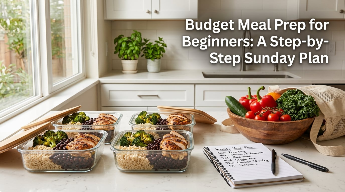 Budget Meal Prep for Beginners: A Step-by-Step Sunday Plan