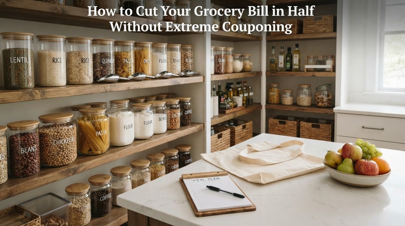 How to Cut Your Grocery Bill in Half Without Extreme Couponing