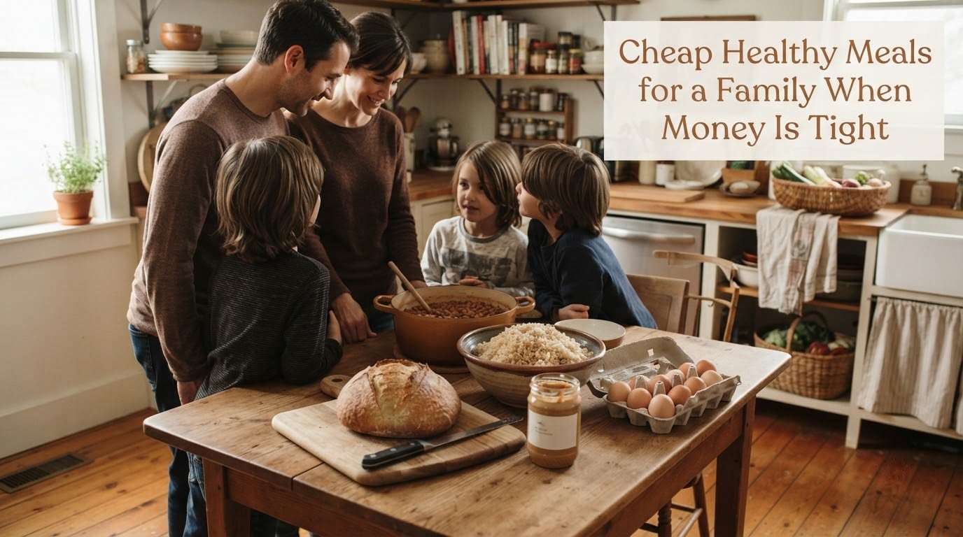 Cheap Healthy Meals for a Family When Money Is Tight